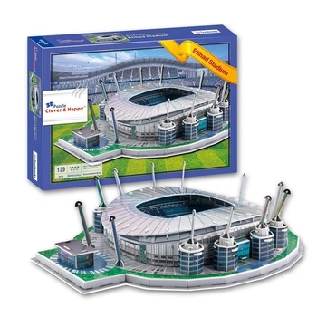 Стадион Манчестер Сити. Огромные 3D пазлы "Etihad Stadium" Трехмерный конструктор-головоломка.
