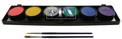 Палітра аквагриму - Металік Diamond FX Palette 6 colors Metallic, (6x10г)