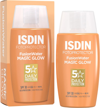 Сонцезахисний лосьйон Isdin Fusion Water Color Glow колоризуючий SPF30 50 мл (8429420307247)
