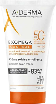 Krem przeciwsłoneczny A-Derma Exomega Control Emolientny SPF50+ 150 ml (3282770397765)