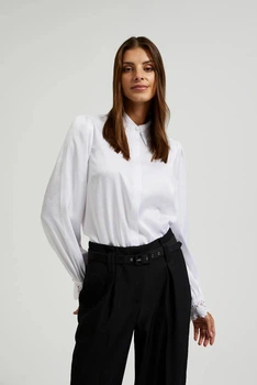 Блузка жіноча MOODO 4531O 46 XXXL молочна