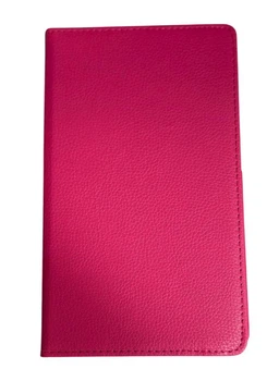 Чехол Book 360 для планшета Samsung Tab E 9.6 2015 / T560 / T561 книжка поворотный подставка PU кожа Малиновый
