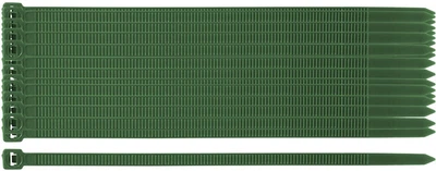 Садові кабельні стяжки NEO Tools 4.8х160 мм 50 шт. Зелені (15-979)