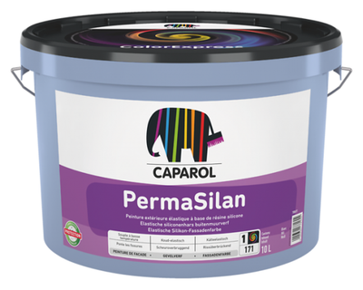 Фарба фасадна силіконова еластична Caparol PermaSilan База 1, 10 л