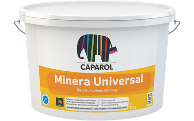 Фасадное наполненное силиконовое покрытие Caparol Minera Universal 22 кг