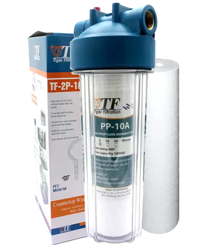 Фільтр магістральний Tiger Filtration 2P РЕТ 10 1/2" з механічним картриджем