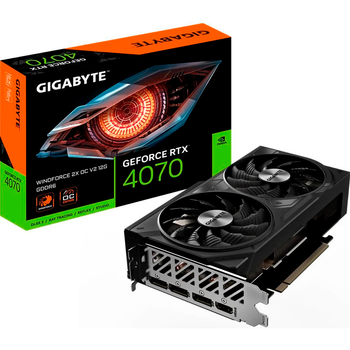 Видеокарта Gigabyte GeForce RTX 4070 Windforce 2X OC 12G (GV-N4070WF2OC-12GD) EU [136205]