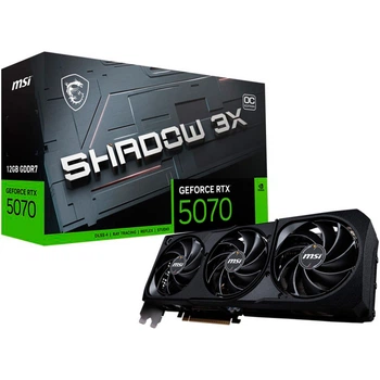 Видеокарта MSI GeForce RTX 5070 12G SHADOW 3X OC (G5070-12S3C) UA [135651]