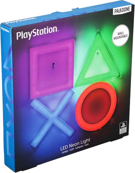 Лампа Paladone PlayStation Wall Mountable Led Neon PP13130PSVN (5056577733334)