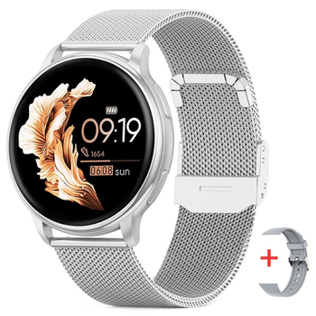Женские часы Uwatch Mevaden Smart Melisia Silver Steel 2 ремешка