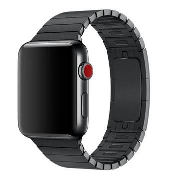 Ремінець Link Bracelet For Apple Watch 42/44/45/46/49 mm Black (LNK4244BLK)