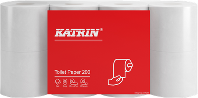 Набір туалетного паперу Katrin Classic 200 двошаровий 64 шт (ZES7316975181402)