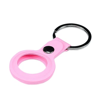 Чохол-брелок AirTag Silicone Key Ring Pink (ATGKRPNK)