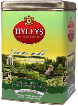 Чай зелений Hyleys Англійський з квітками жасмину 500 г (4791045020929)