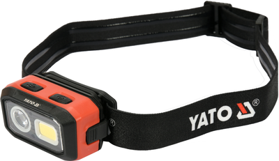 Ліхтар налобний Yato 500 лм акумуляторний 3 x ааа з датчиком руху YT-08593 (5906083072611)
