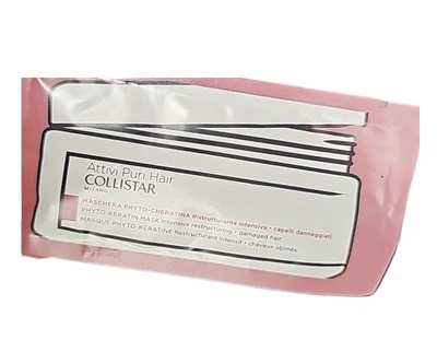Маска Для Волос Collistar Pure Actives Keratin Hyaluronic Acid Reconstructive Replumping Mask 10 Мл Пробник