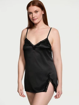Нічна сорочка жіноча великого розміру Victoria's Secret 282780369 XL Чорна (1159833755)