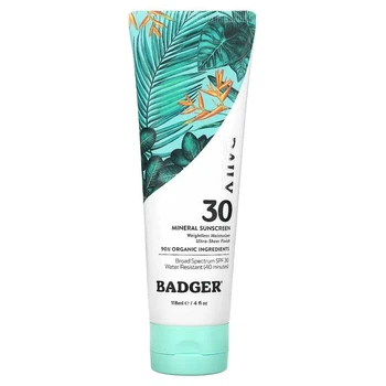Ежедневный солнцезащитный крем с микроэлементами SPF 30 Badger, 118 мл