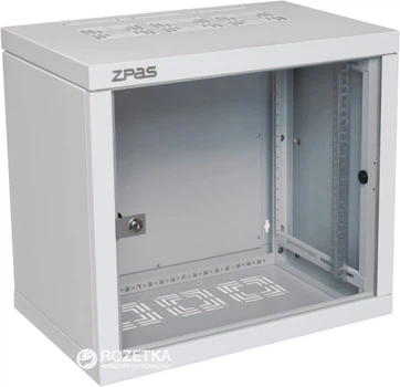 Шафа настінна телекомунікаційна ZPAS Z-BOX 19" зі знімними бічними стінками 10U (WZ-7240-20-A2-011)