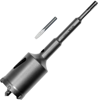 Wiertło koronowe do betonu YATO 68 x 280 mm z prowadnicą, uchwytem SDS+, monolityczne (YT-44033)
