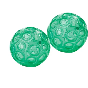Мячи массажные (2 шт) Franklin Textured Ball, 9 см (хрустально-зеленый), FR-90.01-GN