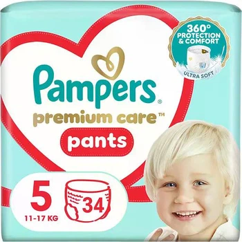 Подгузники-трусики Pampers Premium Care Pants размер 5 (11-17 кг), 34 шт