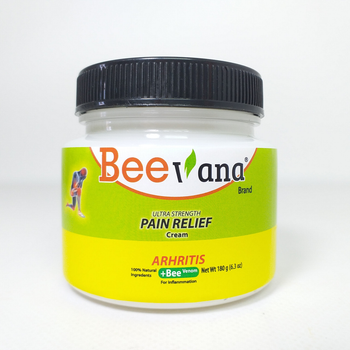 Крем від болю в суглобах Beevana +Bee-Venom з бджолиною отрутою, 180 г (X-1981)