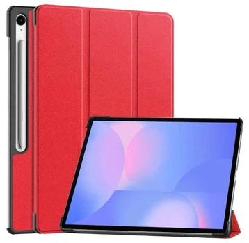 Чехол Smart Case на Samsung Galaxy Tab S10 FE Plus (13.1") / чехол для планшета с функцией подставки / красный