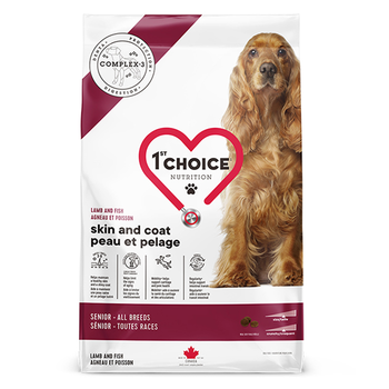 Сухой корм 1st Choice Senior Sensitive Skin & Coat Lamb & Fish для пожилых собак всех пород с ягненком и рыбой 11 кг