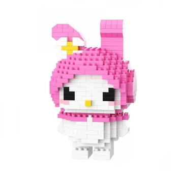 3D конструктор из миниблоков фигурка "My Melody" Bricks детский пиксельные блоки 10 см