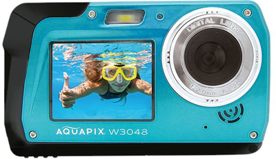 Фотоапарат EasyPix W3048 EDGE Iceblue (4260041686090)