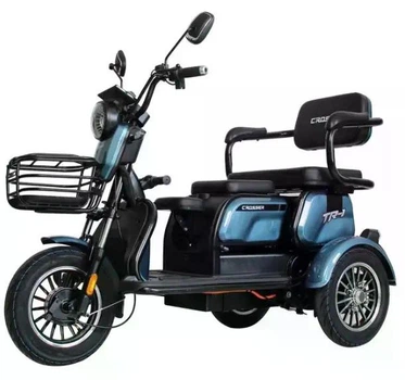 Електроскутер Триколісний Crosser TR1 (600W, 72V, 20Ah) Синій