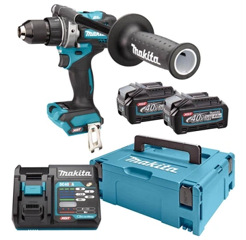 Аккумуляторная дрель-шуруповерт Makita XGT 40 V Max DF001GM201 в Makpac с 2 акб 40V 4.0Ah и з/у DC40RA (DF001GM201)