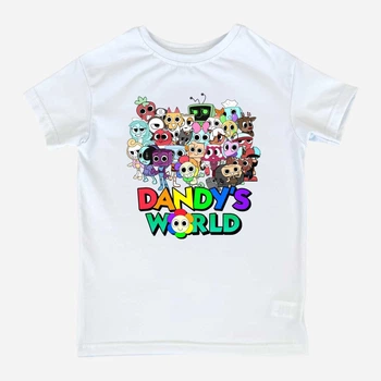 Підліткова футболка для хлопчика Спиногриз Dandy's world 10-00925 140 см Біла (ROZ6501089723)