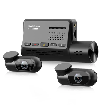 Відеореєстратор VIOFO A139 / 2К / 170° / GPS / Wi-Fi / Додаткові камери / Суперконденсатор / Чорний Б/В
