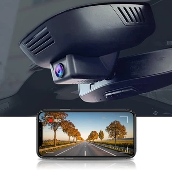 Видеорегистратор FITCAMX для Volvo и Polestar 2 2021-2024р / 170° / 8Мп / 4К / Wi-Fi / Черная