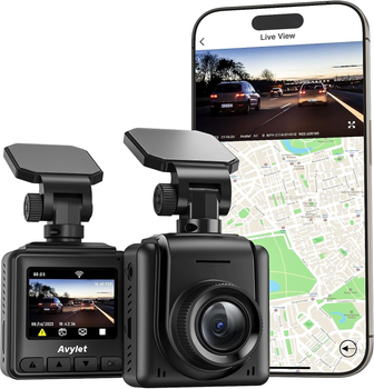 Відеореєстратор Avylet A1 2K 1.5" Чорний