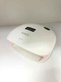 Лампа для манікюру UV/LED SUN 4S (рожеві боковини, кварцові діоди)