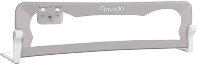 Захисний бар'єр для ліжка Nukido 180 x 42 x 35 см сірий (5903890610968)