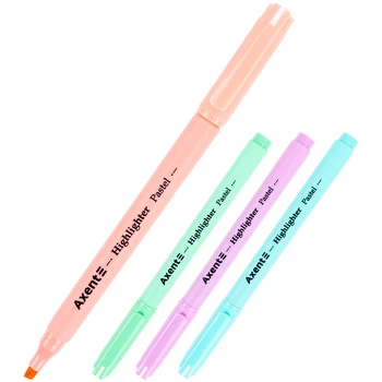 Маркер Axent Highlighter Pastel 2533-40-A, 2-4 мм, клиновидный, набор