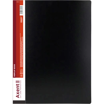 Дисплей-книга Axent 1200-01-A, А4, 100 файлів, чорна