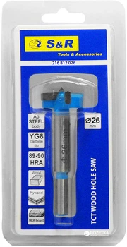 Свердло для дерева S&R 26 мм (216812026)