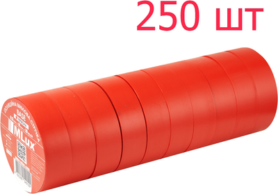 Изоляционная лента MLux Base 19 мм х 20 ярдов 250 шт Красная (00-00000017)