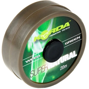 Плетений лідкор Korda Super Natural Weedy Green 18 lb KSNG