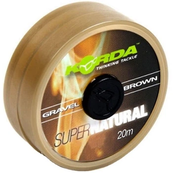 Плетений лідкор Korda Super Natural Gravel Brown 18 lb KSNB