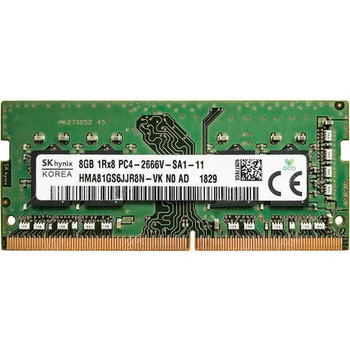 RAM SK hynix 8GB DDR4 2666MHz SODIMM для ноутбуків, Non-ECC, CL19, 1.2V (HMA81GS6JJR8N-VK)