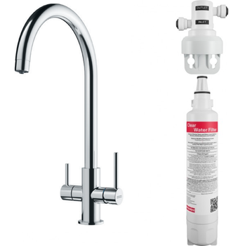 Кухонний змішувач з фільтром Franke Lina Clear Water Хром 160.0702.660