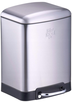 Kosz na śmieci Dirt Devil E9503 stalowy z pedałem 6 l (8711252494944)