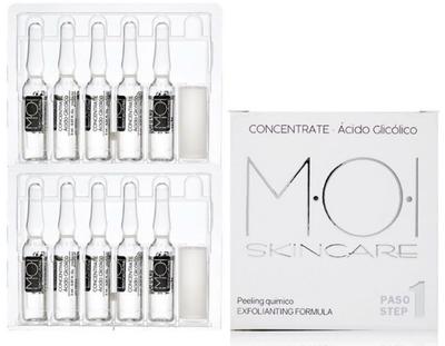 Ампули для обличчя Moi Skincare з гліколевою кислотою проти пігментації 2 мл x 10 шт (8436562001940)