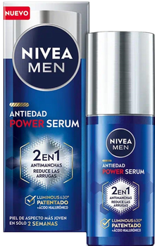 Сироватка для обличчя Nivea Men Luminous630 для чоловіків 2 в 1 30 мл (4006000020761)